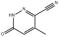 3-Pyridazinecarbonitrile, 1,6-dihydro-4-methyl-6-oxo- Structure