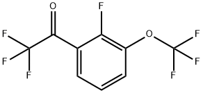 3'-(Trifluoromethoxy)-2,2,2,2'-tetrafluoroacetophenone Struktur