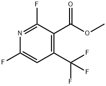 Methyl 2,6-difluoro-4-(trifluoromethyl)nicotinate Struktur