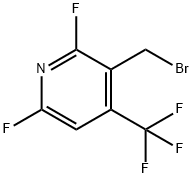 3-(Bromomethyl)-2,6-difluoro-4-(trifluoromethyl)pyridine Struktur