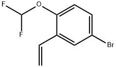 5-Bromo-2-(difluoromethoxy)styrene Struktur