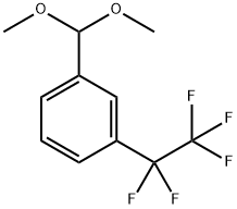 1-(dimethoxymethyl)-3-(pentafluoroethyl)benzene Struktur