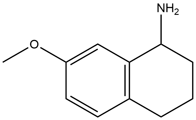 1-Naphthalenamine, 1,2,3,4-tetrahydro-7-methoxy-, (+)- Struktur