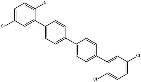 2,2''',5,5'''-Tetrachloro-p,p-quaterphenyl Struktur