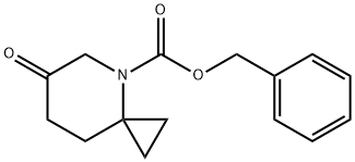 4-Azaspiro[2.5]octane-4-carboxylic acid, 6-oxo-, phenylmethyl ester Struktur