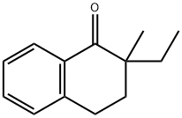 2-Ethyl-3,4-dihydro-2-methyl-1(2H)-naphthalenone Struktur