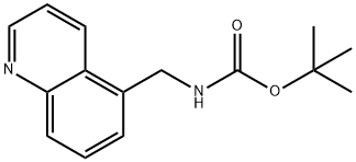 1,1-Dimethylethyl N-(5-quinolinylmethyl)carbamate Struktur