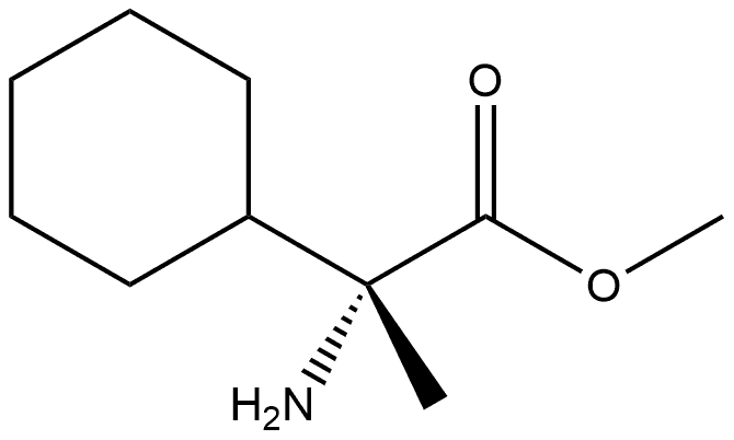 methyl (R)-2-amino-2-cyclohexylpropanoate Struktur