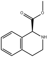 1-Isoquinolinecarboxylic acid, 1,2,3,4-tetrahydro-, methyl ester, (1S)- Struktur