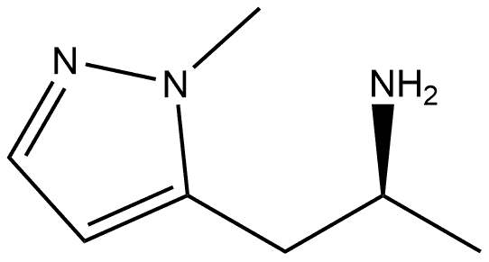 (S)-1-(1-methyl-1H-pyrazol-5-yl)propan-2-amine Struktur