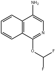 4-Amino-1-(difluoromethoxy)isoquinoline Struktur