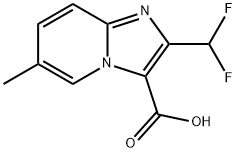 2-(Difluoromethyl)-6-methylimidazo[1,2-a]pyridine-3-carboxylic acid Structure