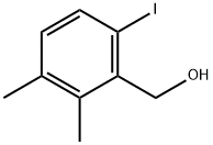 Benzenemethanol, 6-iodo-2,3-dimethyl- Struktur