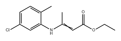 2-Butenoic acid, 3-[(5-chloro-2-methylphenyl)amino]-, ethyl ester