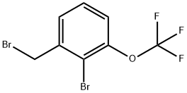 2-Bromo-3-(trifluoromethoxy)benzyl bromide Struktur