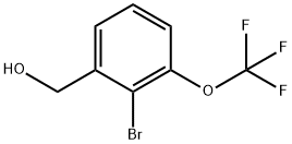 2-Bromo-3-(trifluoromethoxy)benzyl alcohol Struktur