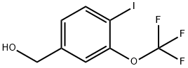 4-Iodo-3-(trifluoromethoxy)benzyl alcohol Struktur