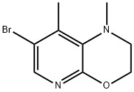 7-Bromo-2,3-dihydro-1,8-dimethyl-1H-pyrido[2,3-b][1,4]oxazine Struktur