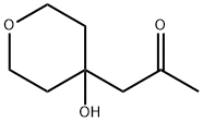 1-(4-hydroxyoxan-4-yl)propan-2-one Struktur