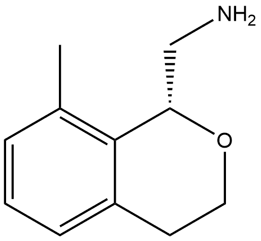 (R)-(8-methylisochroman-1-yl)methanamine Struktur