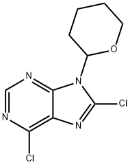 9H-Purine, 6,8-dichloro-9-(tetrahydro-2H-pyran-2-yl)-