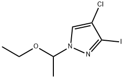 4-Chloro-1-(1-ethoxyethyl)-3-iodo-1H-pyrazole Struktur