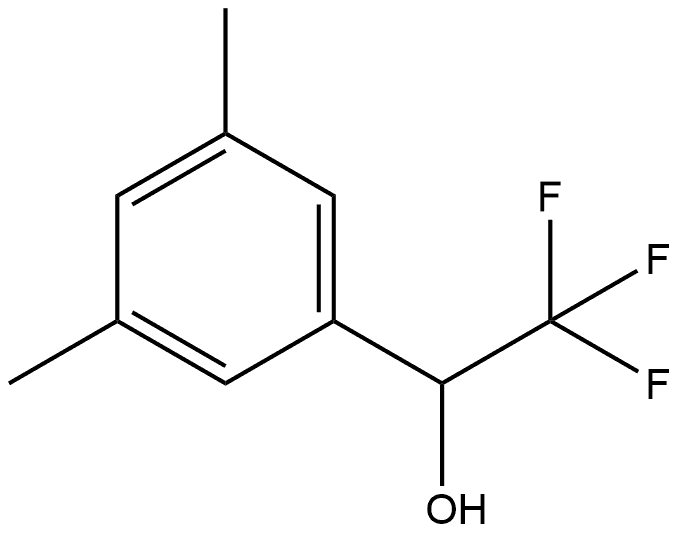 1-(3,5-二甲基苯基)-2,2,2-三氟乙-1-醇 結(jié)構(gòu)式