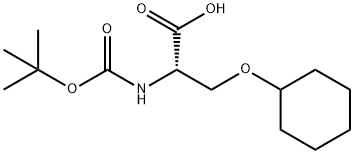 Boc-L-Ser(cHx)-OH Struktur