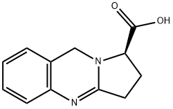 Pyrrolo[2,1-b]quinazoline-1-carboxylic acid, 1,2,3,9-tetrahydro-, (1R)- Struktur