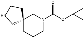 2,7-Diazaspiro[4.5]decane-7-carboxylic acid, 1,1-dimethylethyl ester, (5S)- Struktur