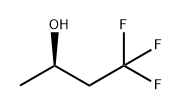 2-Butanol, 4,4,4-trifluoro-, (2R)- Struktur