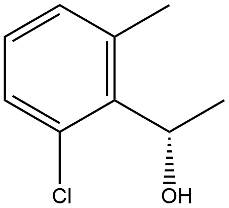 (αS)-2-Chloro-α,6-dimethylbenzenemethanol Struktur