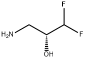 2-Propanol, 3-amino-1,1-difluoro-, (2R)- Struktur