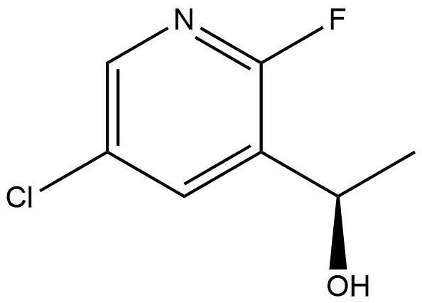 (1R)-1-(5-chloro-2-fluoro-3-pyridyl)ethanol Struktur