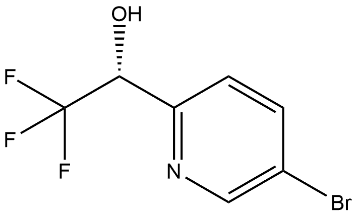 2-Pyridinemethanol, 5-bromo-α-(trifluoromethyl)-, (αR)- Struktur