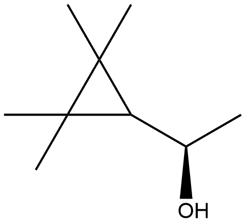 (R)-1-(2,2,3,3-tetramethylcyclopropyl)ethan-1-ol Struktur