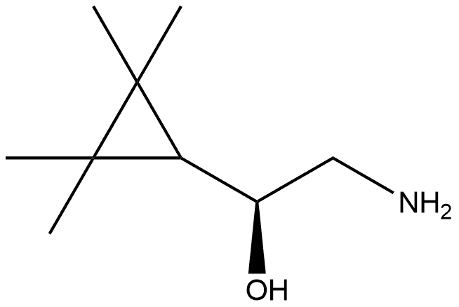 (S)-2-amino-1-(2,2,3,3-tetramethylcyclopropyl)ethan-1-ol Struktur