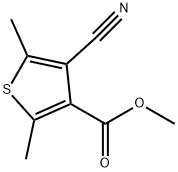 methyl 4-cyano-2,5-dimethylthiophene-3-carboxylate Struktur