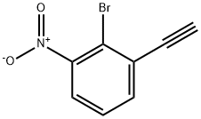 Benzene, 2-bromo-1-ethynyl-3-nitro- Struktur