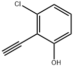 Phenol, 3-chloro-2-ethynyl- Struktur