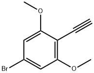 5-Bromo-2-ethynyl-1,3-dimethoxybenzene Struktur