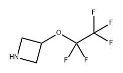 Azetidine, 3-(1,1,2,2,2-pentafluoroethoxy)- Struktur