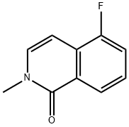 1(2H)-Isoquinolinone, 5-fluoro-2-methyl- Struktur