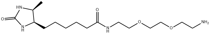 Desthiobiotin-PEG2-Amine Struktur