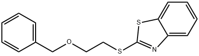 Benzothiazole, 2-[[2-(phenylmethoxy)ethyl]thio]- Struktur