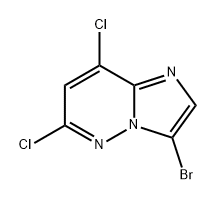 Imidazo[1,2-b]pyridazine, 3-bromo-6,8-dichloro- Struktur