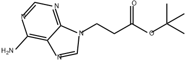 9H-Purine-9-propanoic acid, 6-amino-, 1,1-dimethylethyl ester