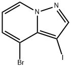 4-溴-3-碘吡唑并[1,5-A]吡啶 結(jié)構(gòu)式