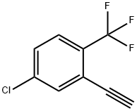 Benzene, 4-chloro-2-ethynyl-1-(trifluoromethyl)- Struktur