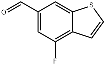 4-Fluorobenzo[b]thiophene-6-carboxaldehyde Struktur